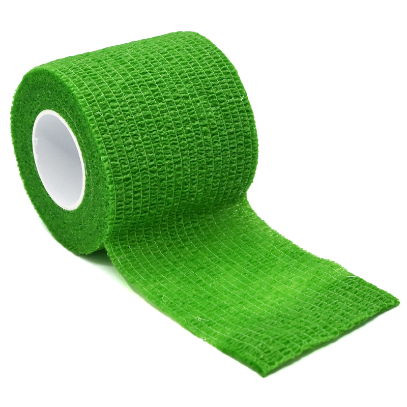 Mångsidigt självhäftande medicinskt sammanhängande bandage i olika färger