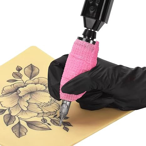 Tattoo Grip Cohesive Bandage Självhäftande omslag