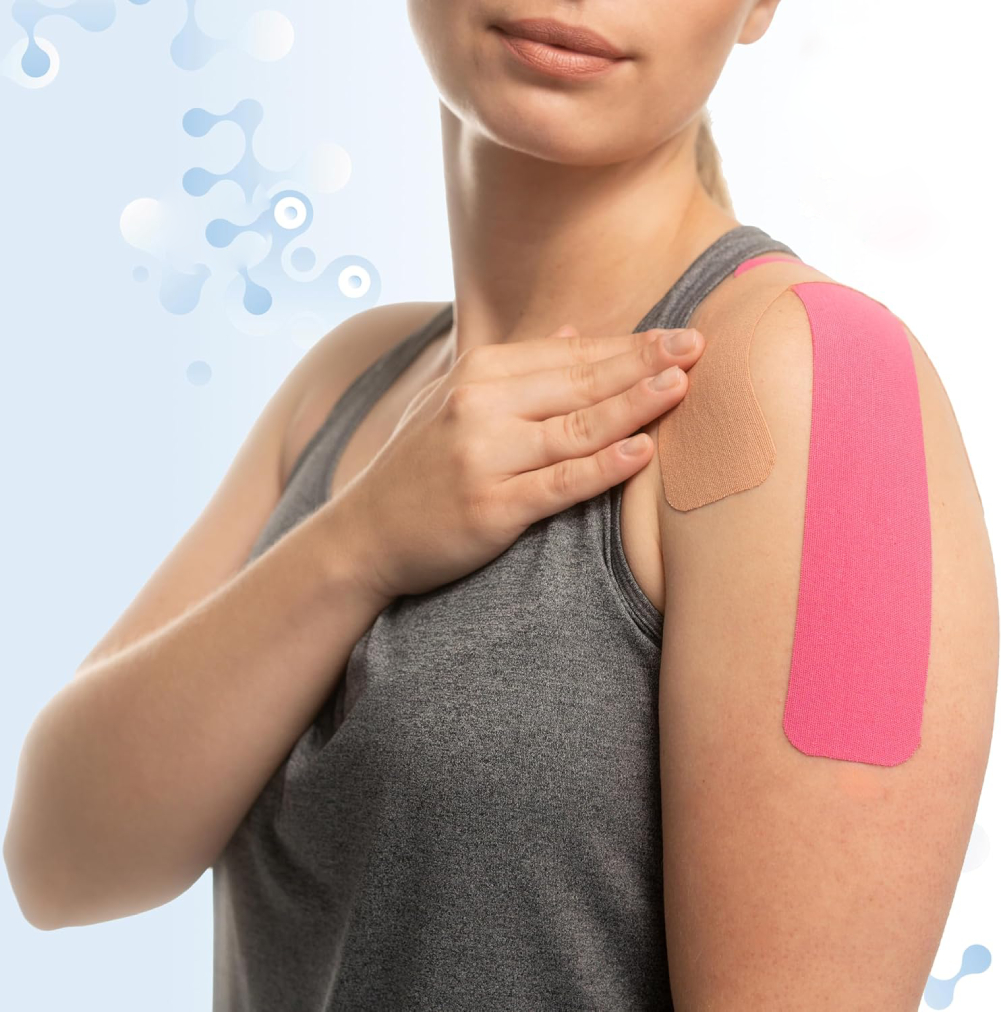 Förskuren kinesiologitejp för sport